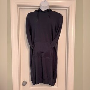 Hooded Sweatshirt dress. Warm and cozy. Perfect for running errands.